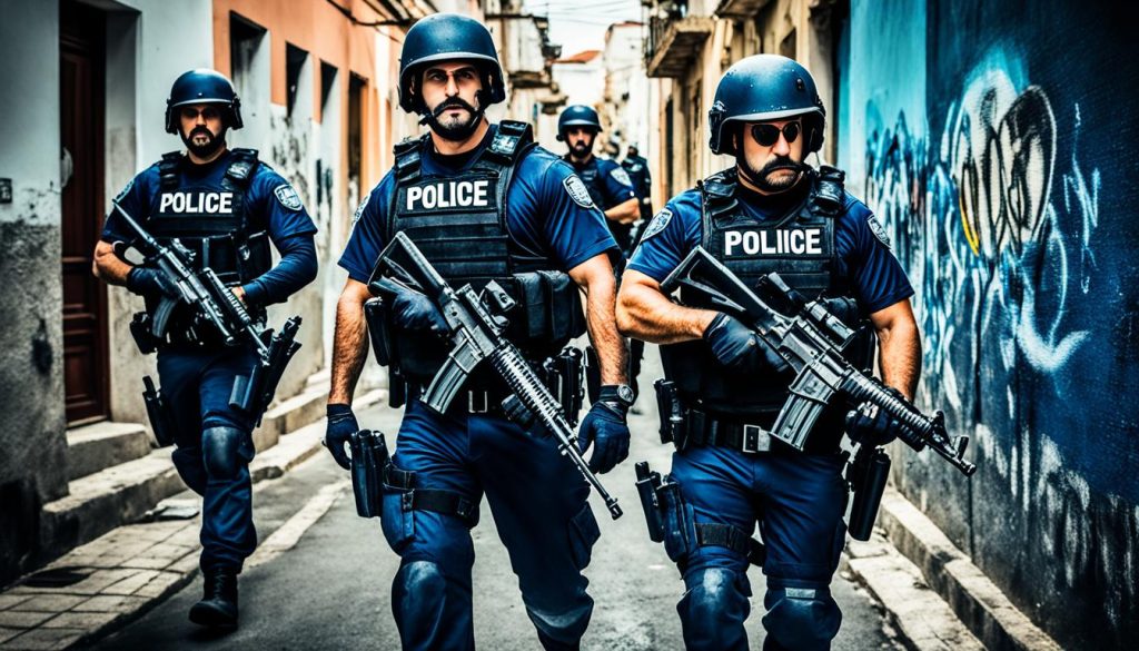 Ação policial na comunidade Gardênia Azul