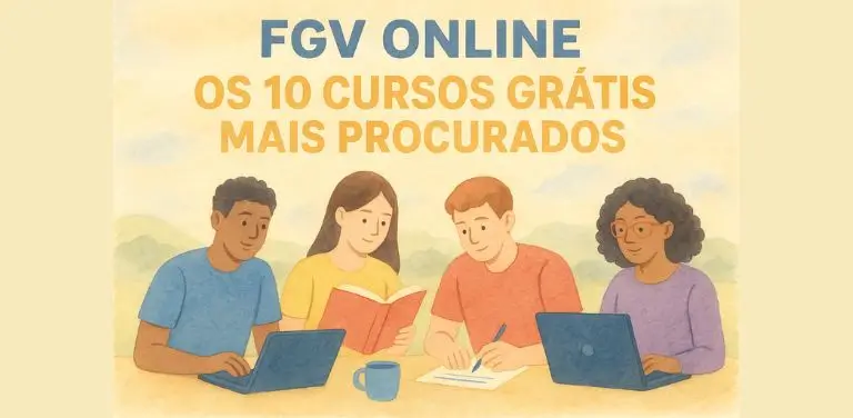 Fundação Getulio Vargas destaca os 10 cursos online gratuitos mais procurados - Imagem do artigo original