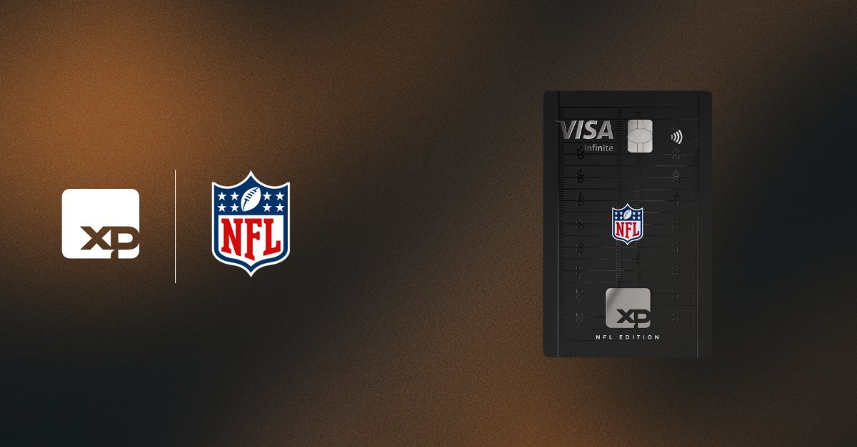 XP apresenta cartão de crédito em edição limitada inspirada na NFL - Imagem do artigo original