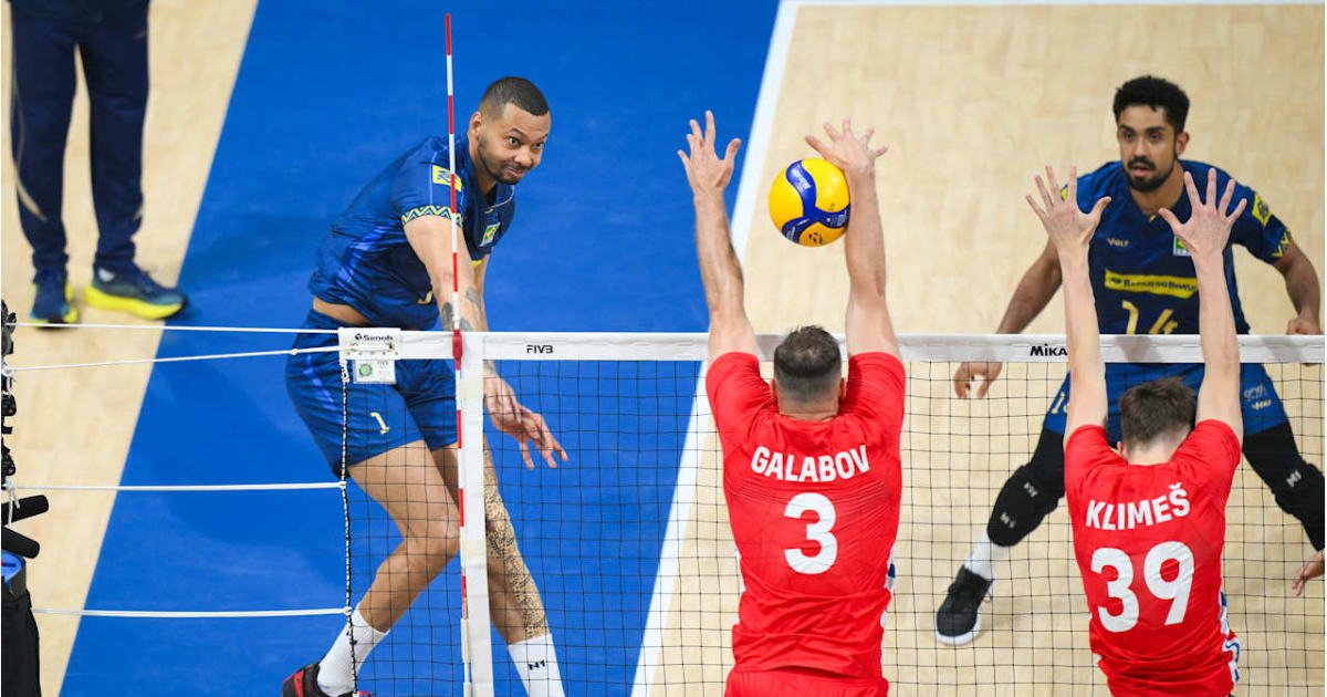 Brasil supera Tchéquia por 3 a 0 e assume ponta do Grupo H no Mundial de Vôlei 2025 - Imagem do artigo original