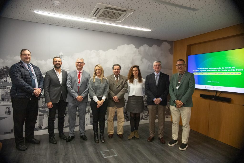 Delegação paulista visita SPMS em Lisboa para trocar experiências sobre inteligência artificial na saúde - Imagem do artigo original