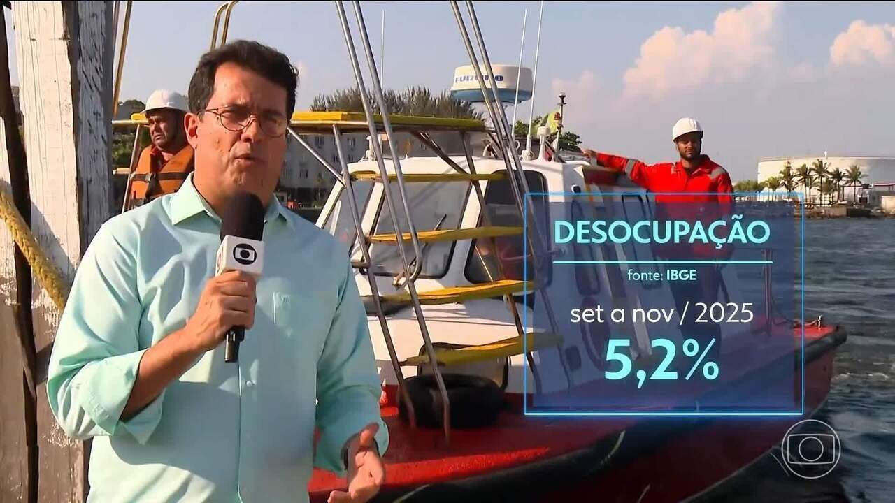 Taxa de desemprego no Brasil atinge menor nível da série histórica, aponta IBGE - Imagem do artigo original