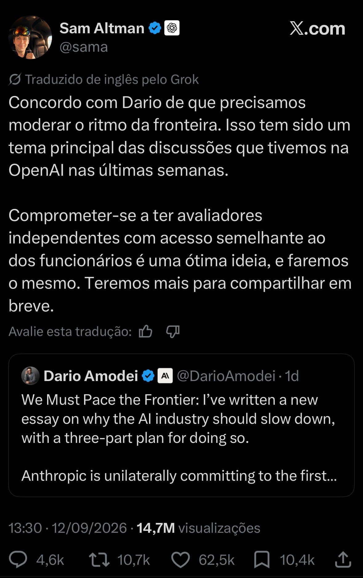 OpenAI adia IPO para 2027 e executivos defendem freio no avanço da inteligência artificial - Imagem do artigo original